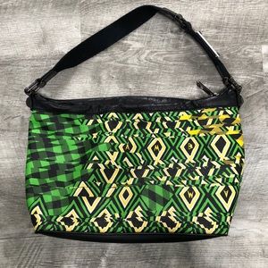 💚 L.A.M.B. African Argyle Green Print Bag💚